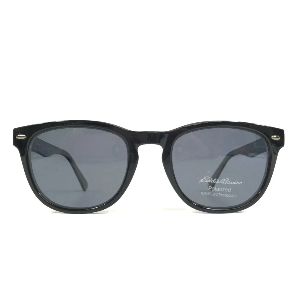Eddie Bauer Sunglasses LANGLEY EB39400P BK Black Frames w/ Gray Polarized Lenses